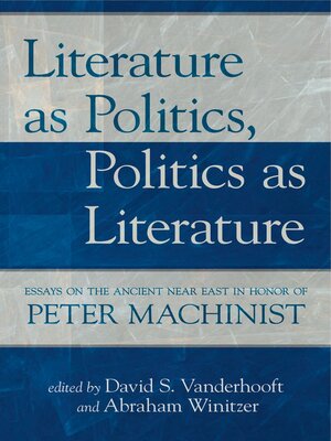 cover image of Literature as Politics, Politics as Literature
